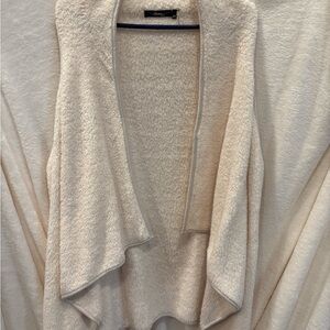 2XL Women's Cream Open Front Sweater Vest Like NEW